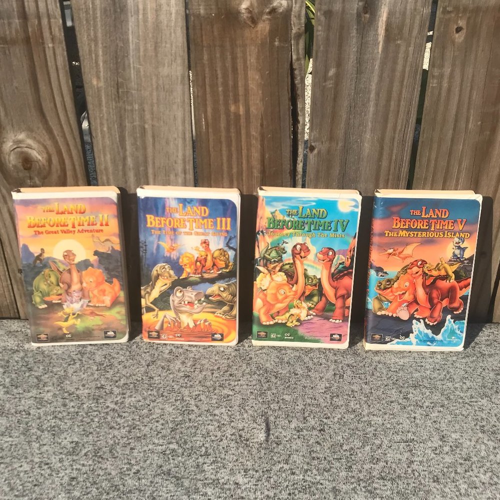 The Land Before Time VHS Tapes